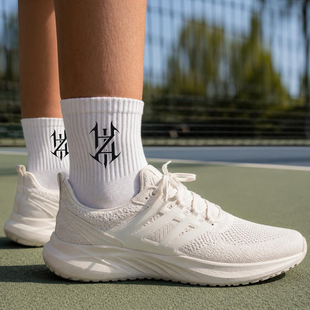 HazeAllure embroidered Mid-Socks
