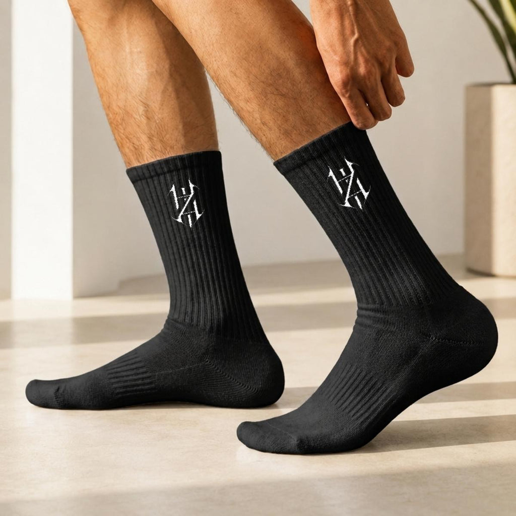 HazeAllure embroidered socks