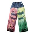Split reality. Wide-leg Straight Jeans
