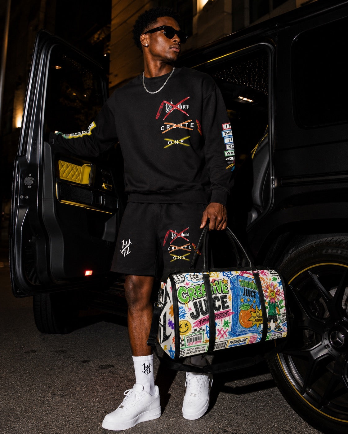 Rebel Canvas duffle bag.